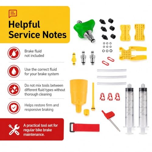 Bike Brake Bleed Kit for SRAM DB4 DB6 DB8 Maven Motive, Mineral Oil Hydraulic