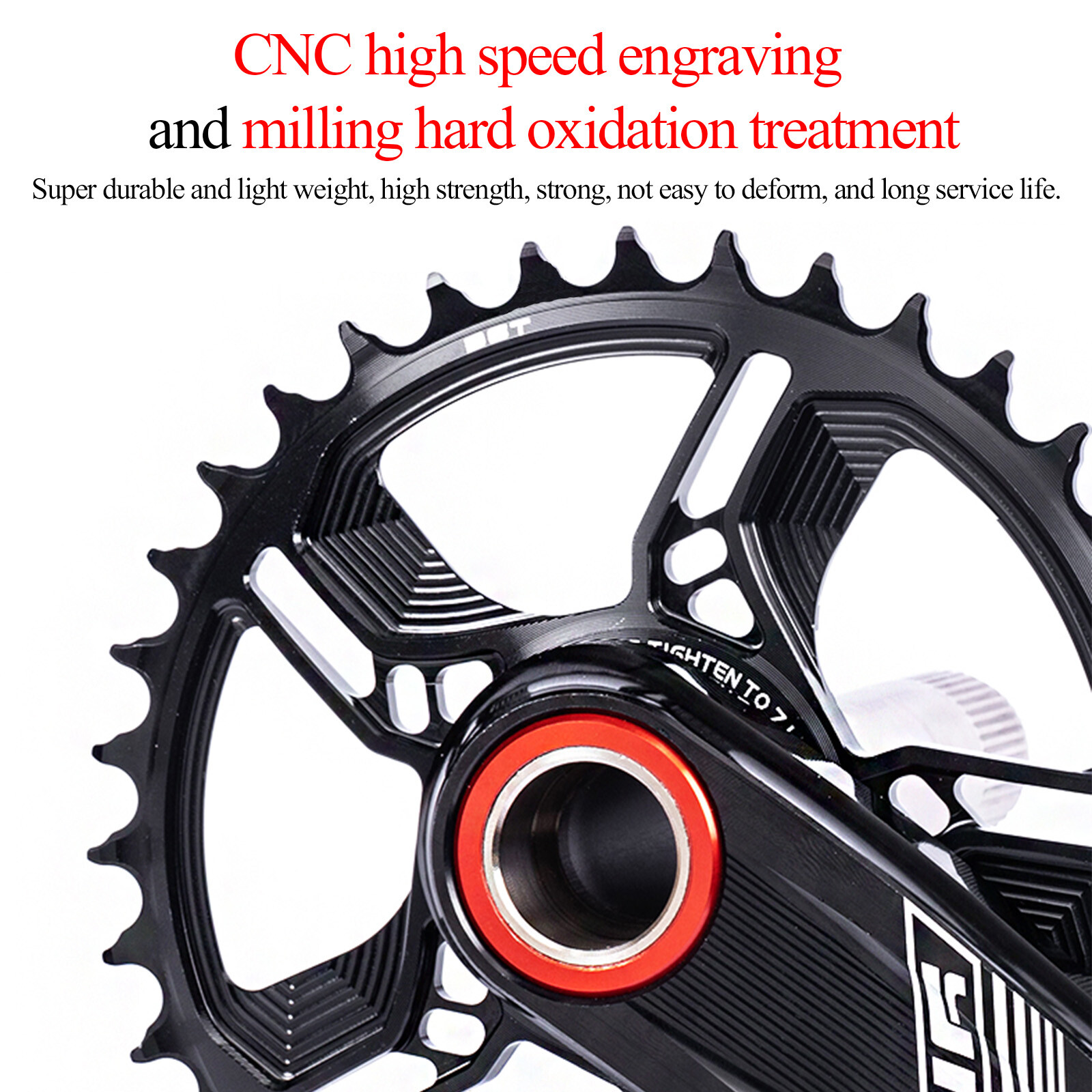 BUCKLOS DH MTB Bike 170mm Crankest Arm Chainring 32/34/36/38T DUB 29mm BB68/73mm
