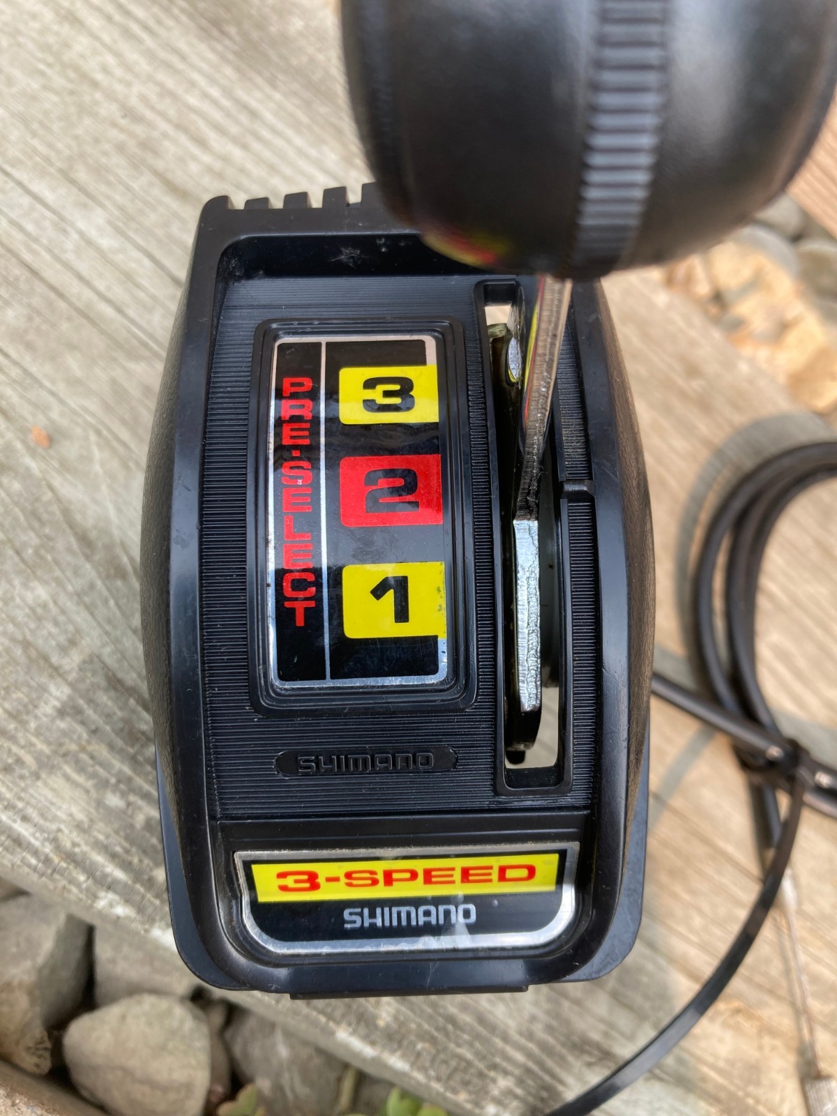 Shimano Positron 3 Speed Shifter console and cable for 1970’s Muscle Bike