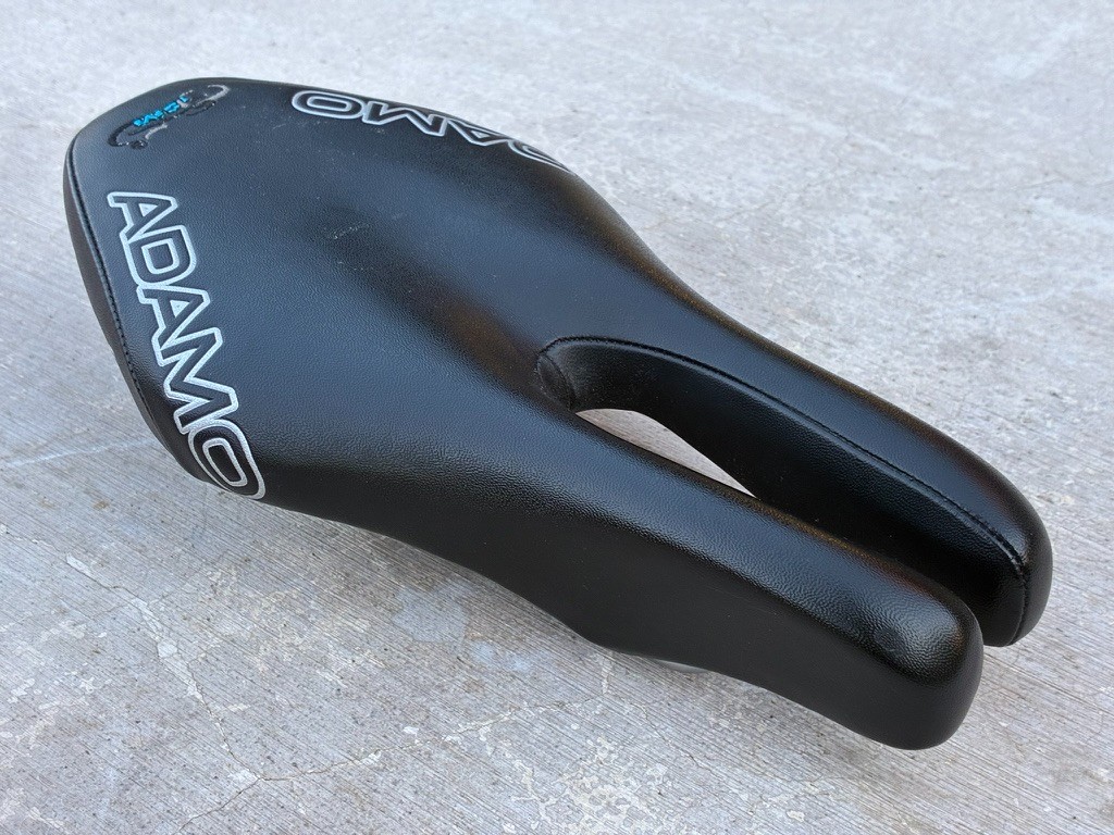 NOS ISM Adamo Gel Road TT/Tri Split Nose Saddle | CrMo Rails / Made in Taiwan