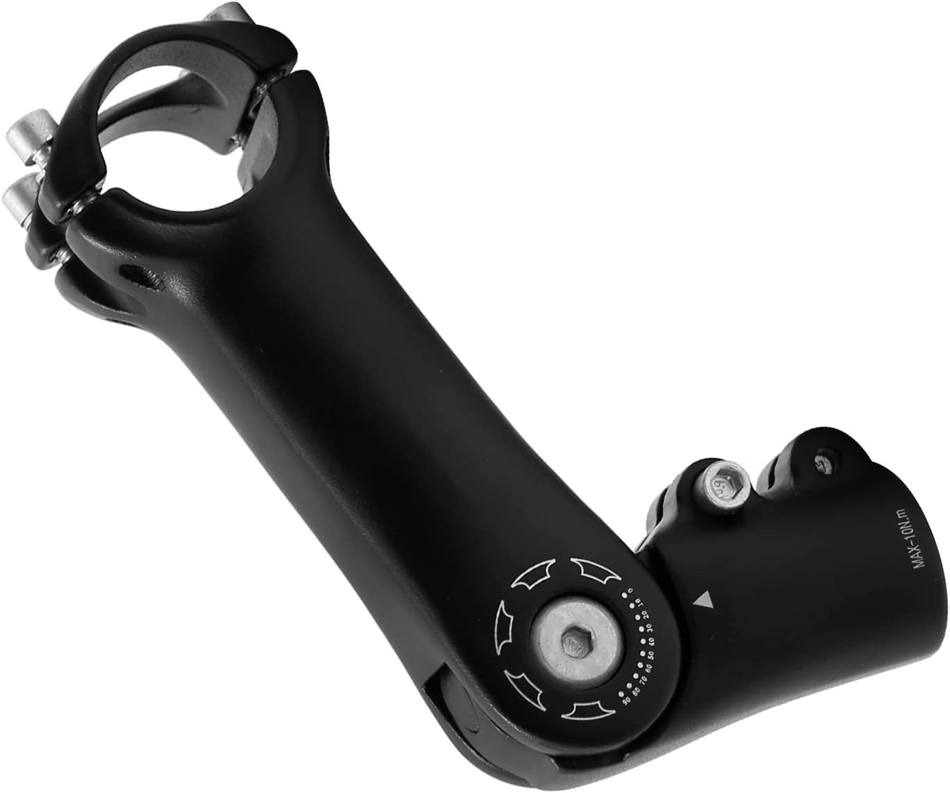 28.6Mm X 31.8Mm Adjustable Bicycle Handlebar Stem, 90Mm/110Mm, 0-90 Degree Rise,