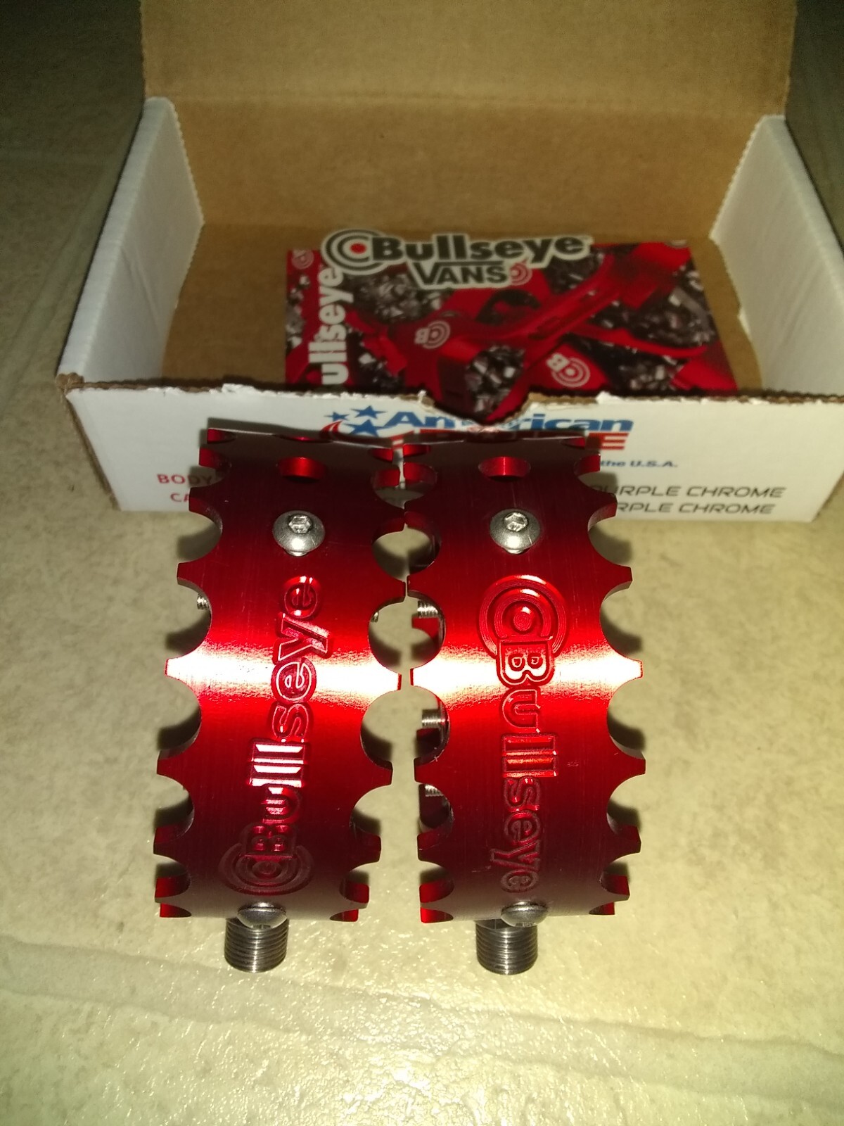 BULLSEYE 🎯 bmx limited pedals eleate red se bikes jmc profile redline GT