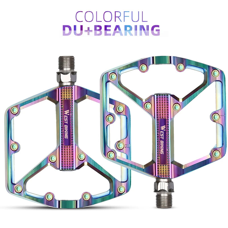 Bicycle Pedal DU/ 3 Bearing Sealed Mountain Road Bike Widened Pedals Anti-slip