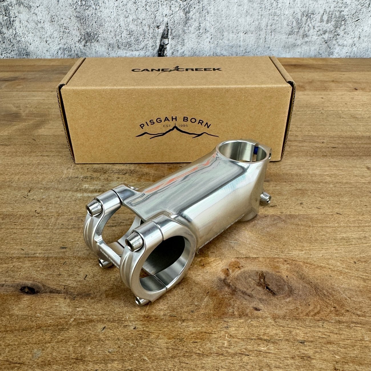 New! Cane Creek GXC Polished Silver Lightweight Alloy Bike Stem