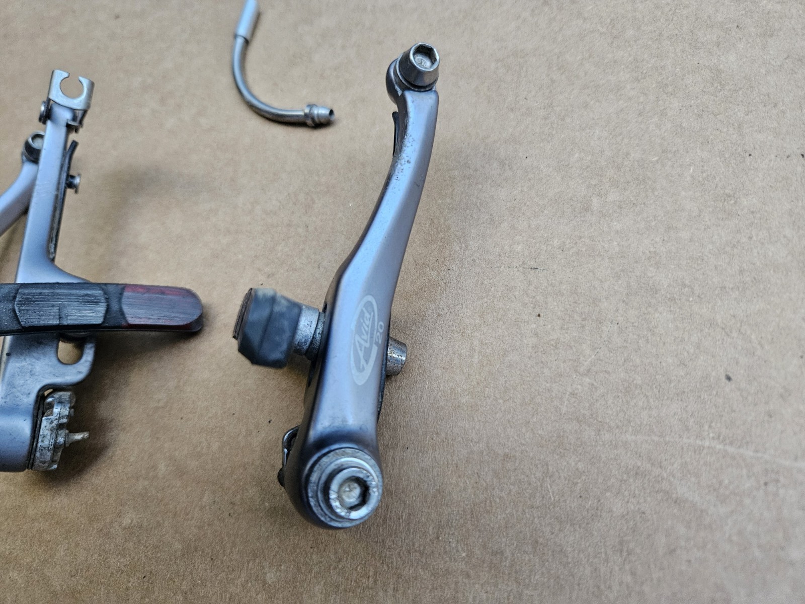 Vintage 90s Avid 20 Mountain Bike V Brakes Linear Pull Gray Front + Rear Set