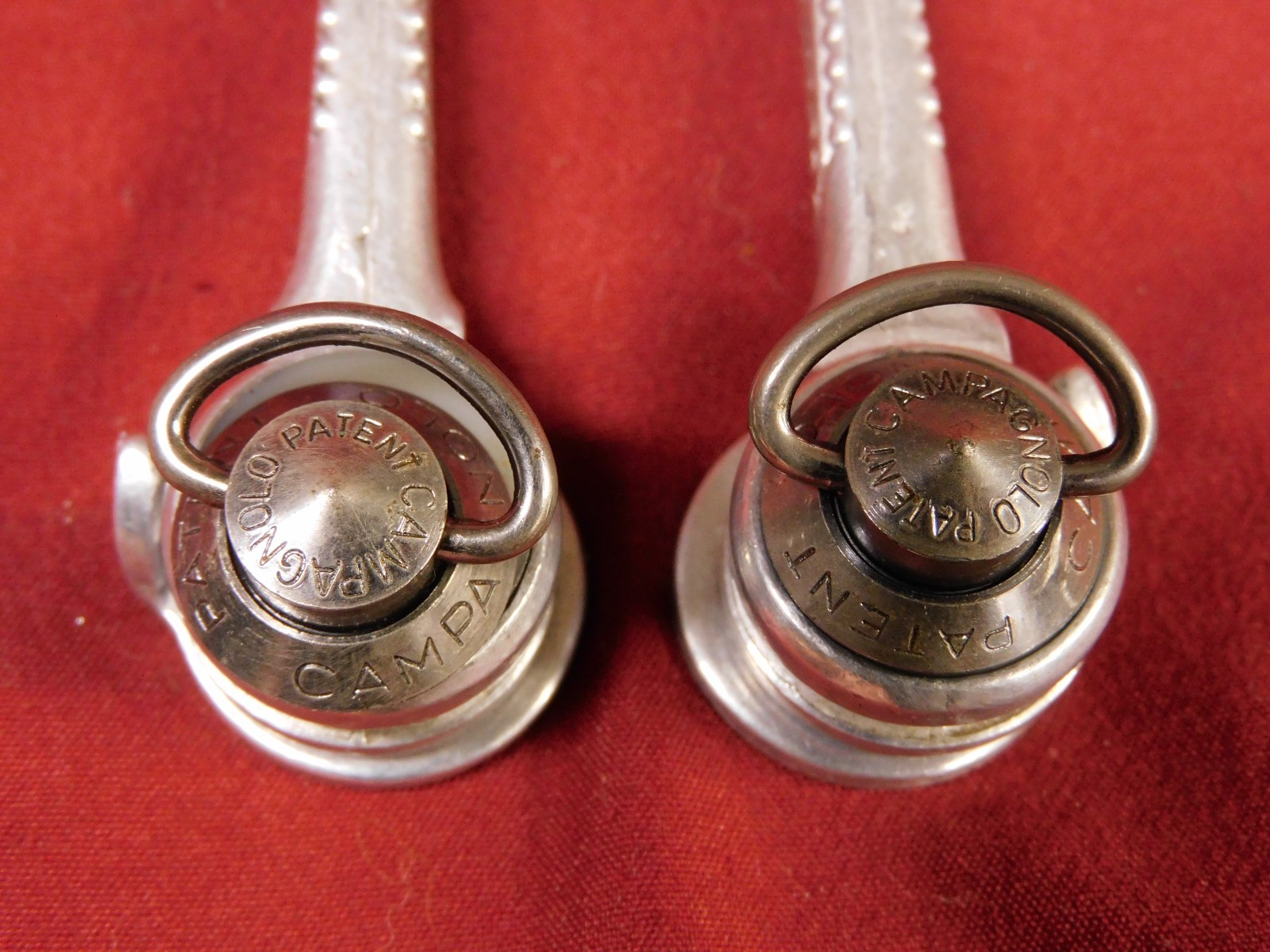 Excellent Early 1980’s Campagnolo #1013 Nuovo Super Record Shift Levers Braze-on
