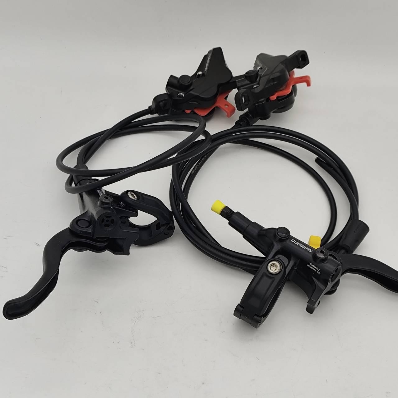 Shimano DEORE BL-M4100 / BR-MT420 4-Piston Hydraulic Disc Brake Set F+R
