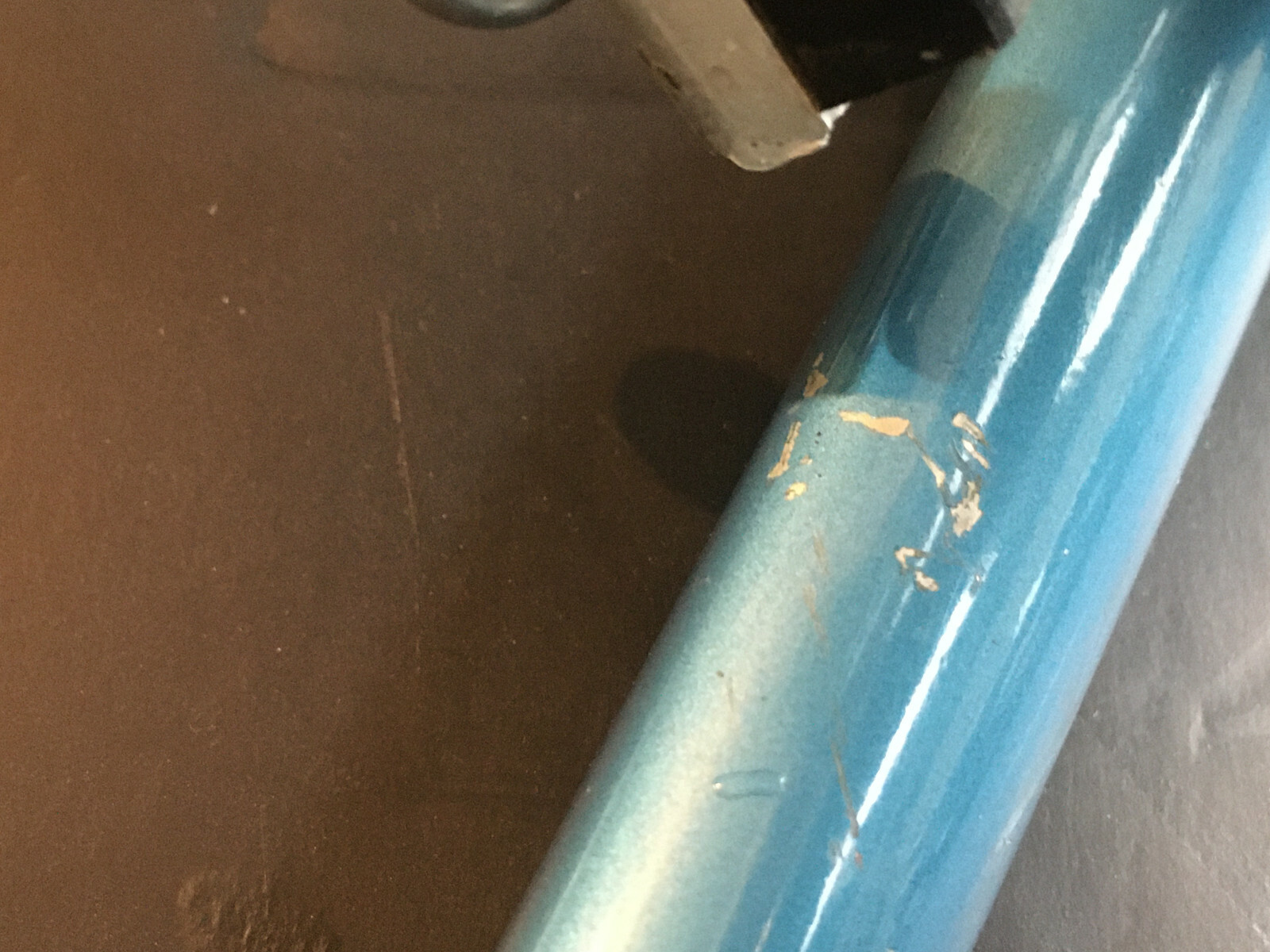 FORK Road Bike from 64 cm frame Raleigh Super Record 27″ Wheel Blue TANGE oem