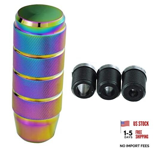 Cool Shifter Knob 9 CM Aluminum Stick Shift Knobs Car Gear Lever Burnt blue