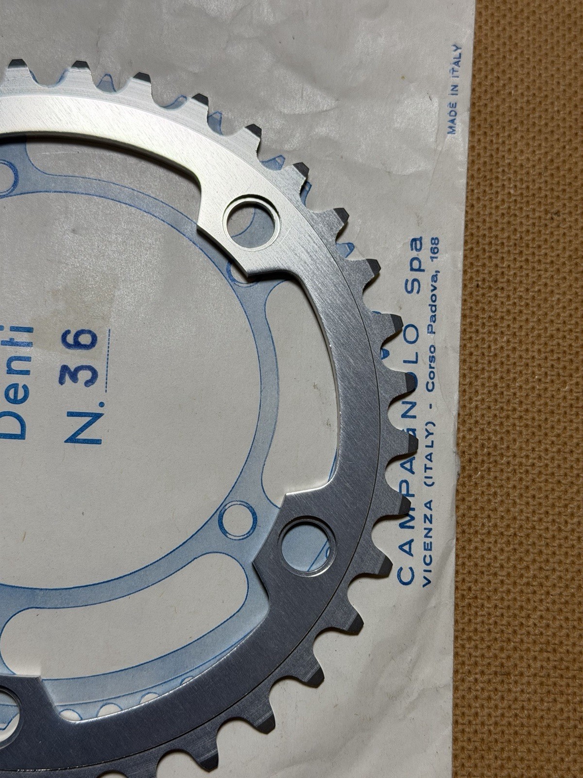 NOS Vintage Campagnolo Gran Sport 36T Chainring 116 BCD For GS Triomphe Victory