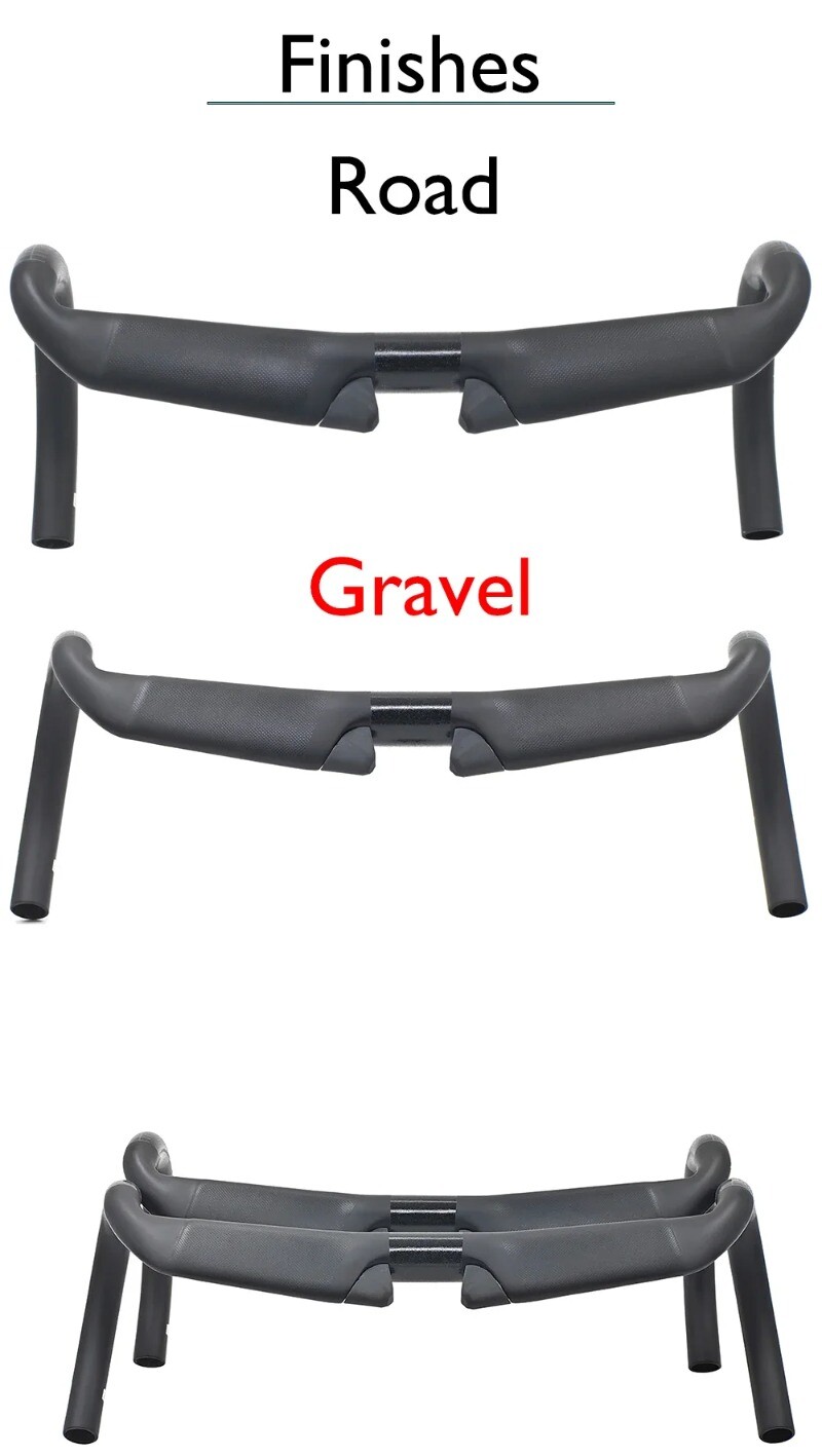 Carbon Fiber Road Handlebar 31.8MM 380/400/420/440MM 16 Degree Cockpit Bike Part
