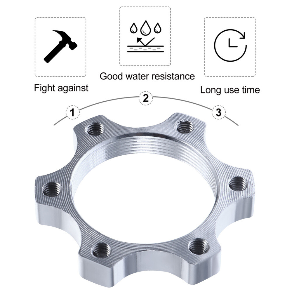 6 Pcs Adapter Center-Lock Hubs 6-Bolt Brake