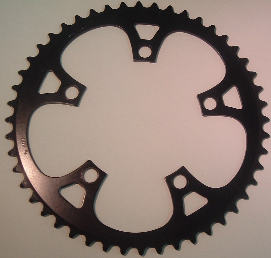 SR Japan 307 48T x110BCD Road/MTB Black Chainring- NEW/NOS- 5/6/7/8/9-Spd-NIB