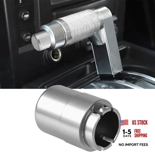 Transmission Shifter Button Knob Gear Shift Handle Button for Hummer H2 Silver