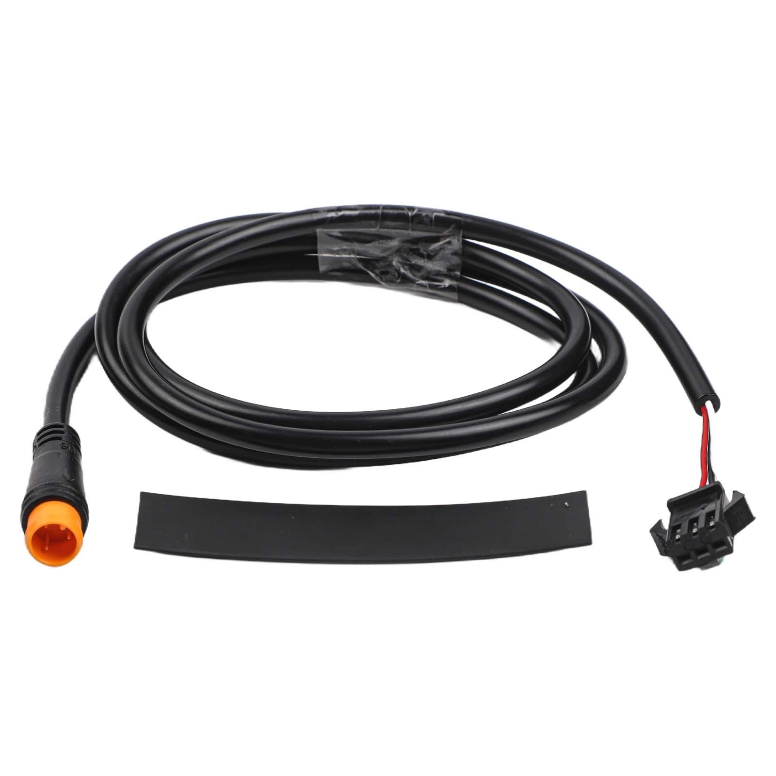 Ebike Extension Cable 3 Pin Male Female Waterproof For Electric Bicycle Use