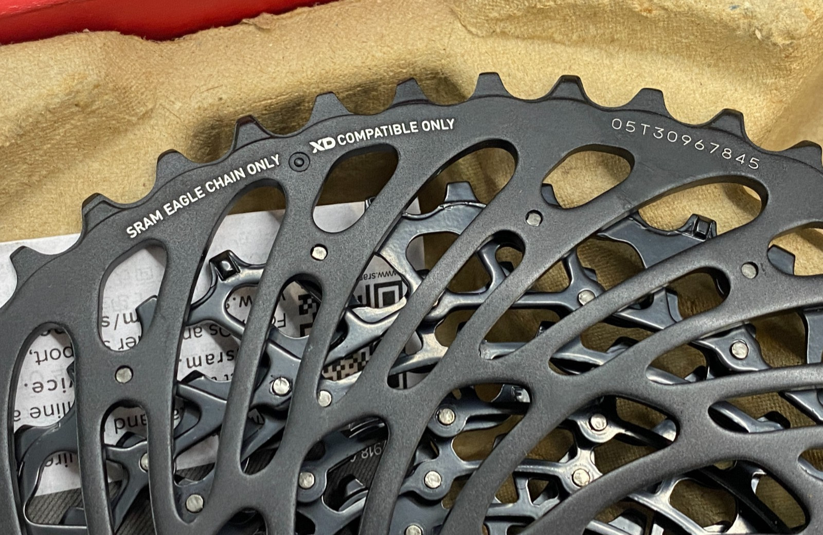 SRAM GX Eagle XG-1275 Cassette – 12-Speed, 10-50t, Black, For XD Driver Body