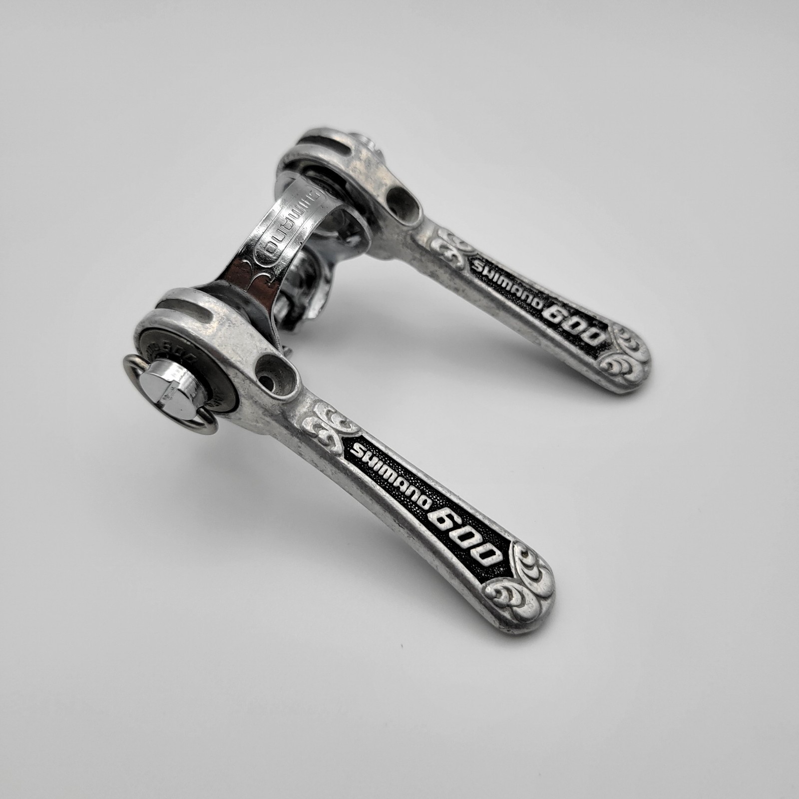 Vintage Shimano 600 Arabesque 28.6 mm Downtube Shifters Friction