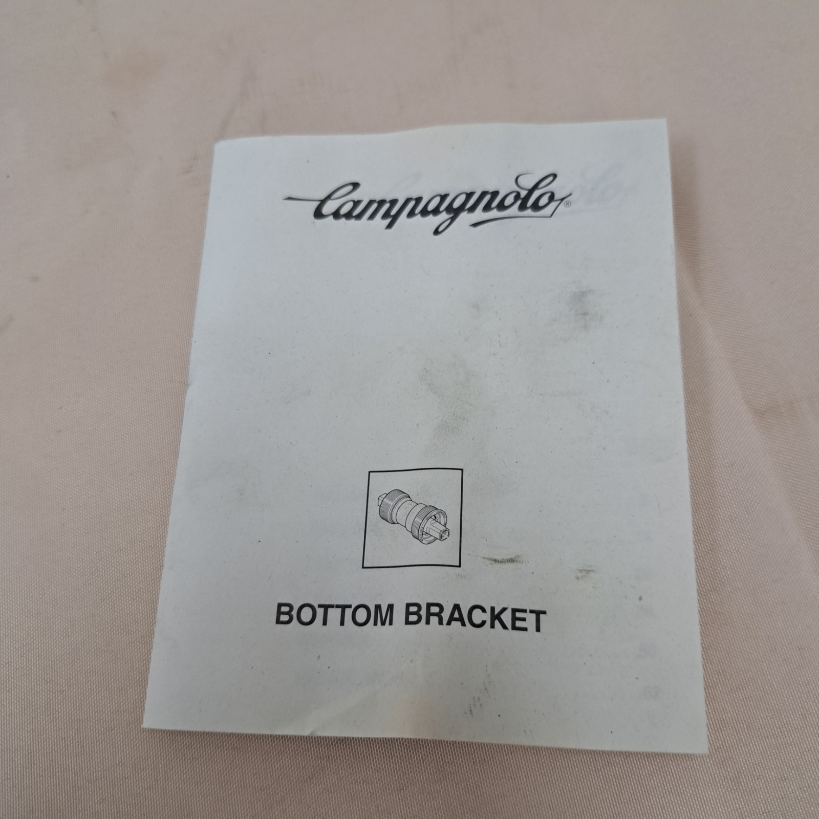 Campagnolo Record Bottom Bracket BB02-RE11BC TRIPLE English 111mm New