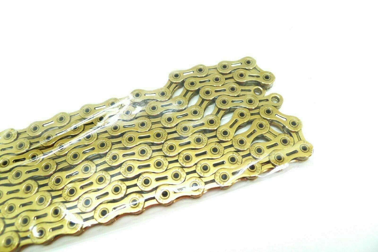 PYC SP1001 10 Speed Chain 116L (Ti Gold) X10SL Compatible