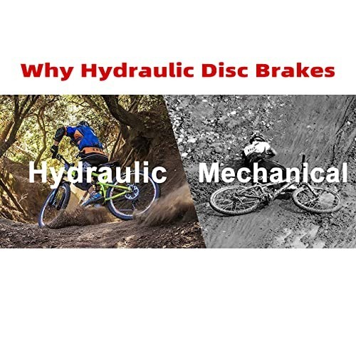 Hydraulic Disc Brake Set for Mountain Bikes – 800mm Front, 1500mm Rear, Aluminum