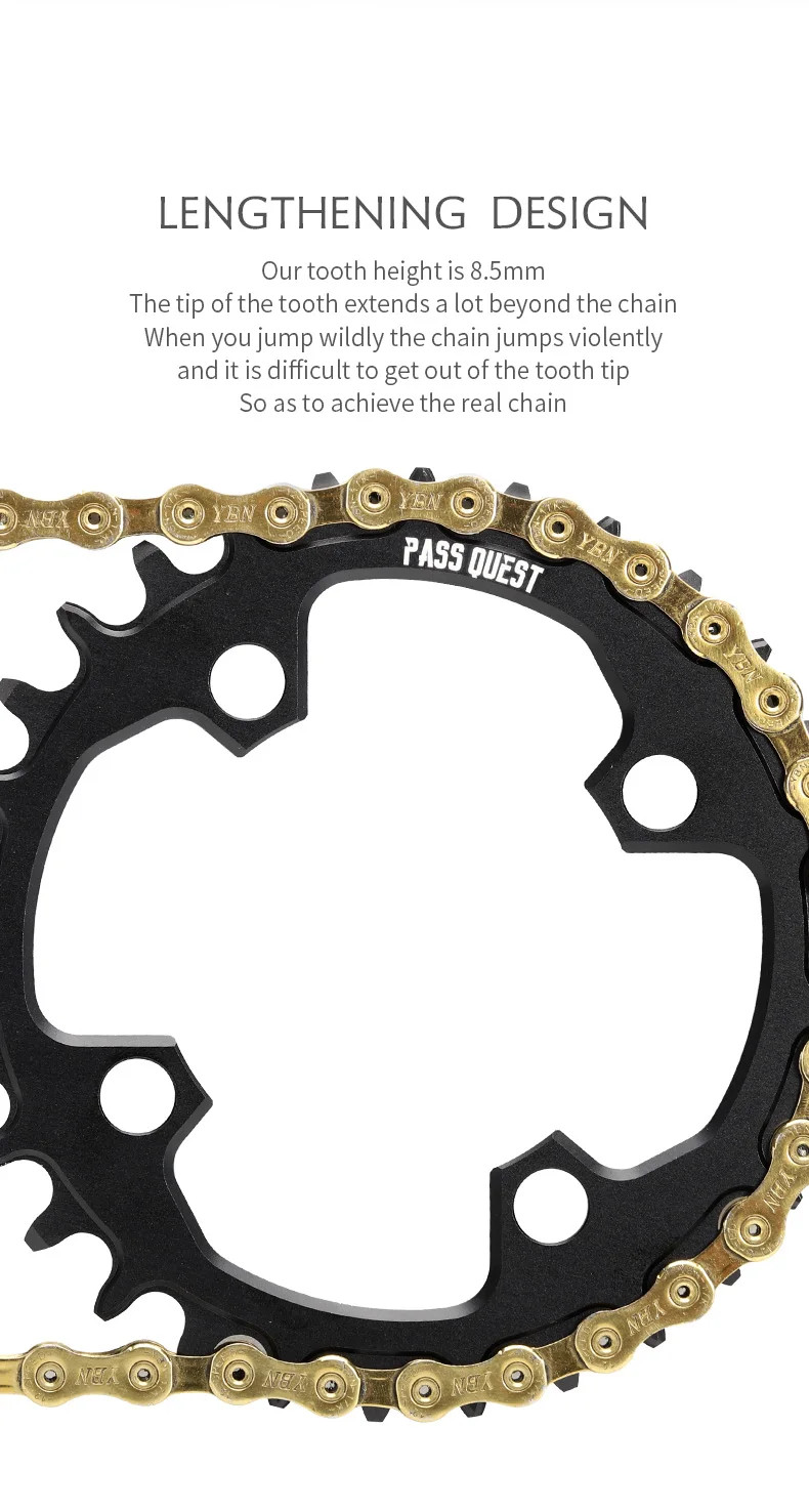 82BCD Narrow Wide Chainring 28T 30T 32T 34T 36T for MTB Bicycle Crankset