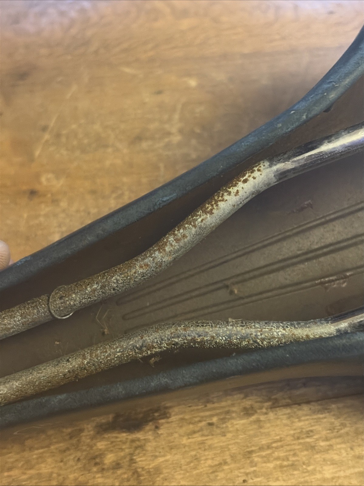 Vintage Selle Italia Univega Branded Saddle Blue 272 mm Length 162 mm Width