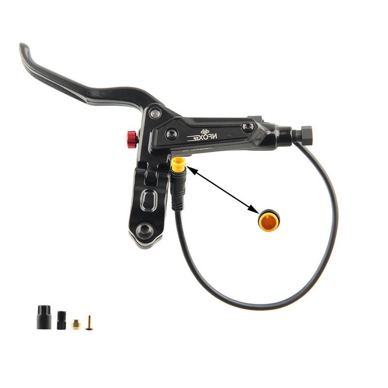 2/3Pin E-bike Oil Brake Lever Hydraulic Brake Left Right Power Off Brake Handle