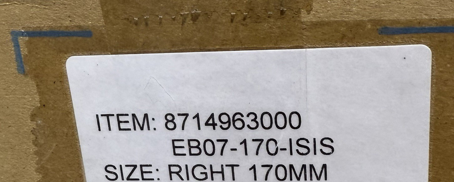 Lasco Crank Arms EB07 STANDARD- ISIS spline for Bosch / Yamaha 170mm Set OEM NEW