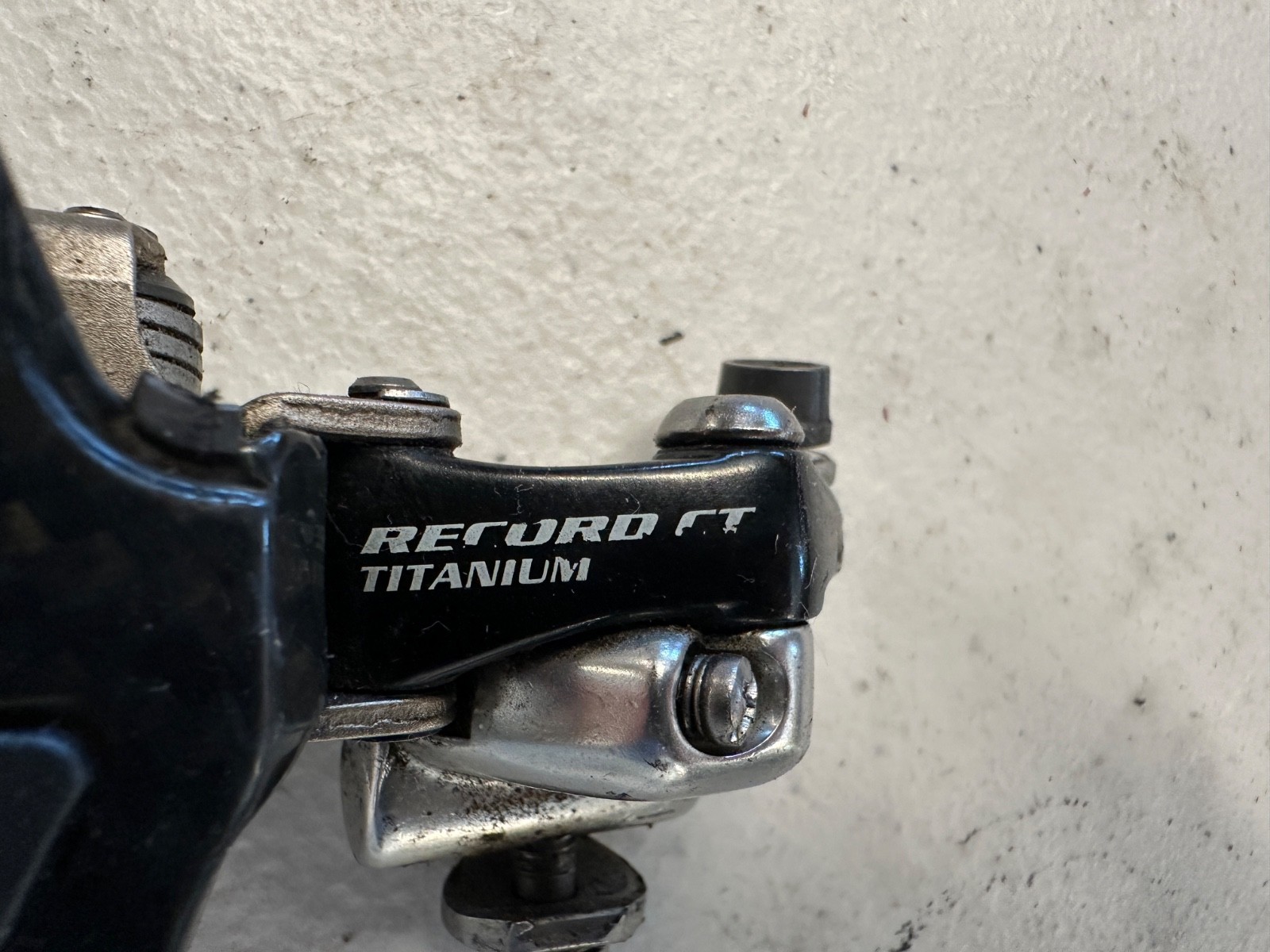 Campagnolo Record CT Titanium Carbon Braze-on Front Derailleur
