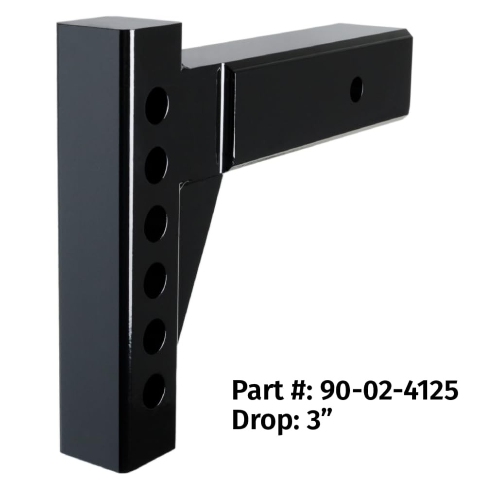Fastway 90-02-4125 2-1/2″ Receiver T-Shank 3″ Drop/7″ Rise x 12″ Length