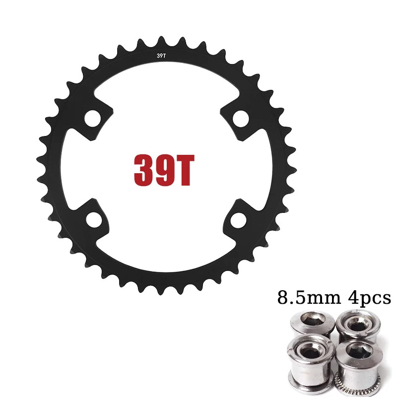 Ultralight Double Chainring for Road Bike 110BCD 50-34T 52-36T 53-39T Bicycle Cr