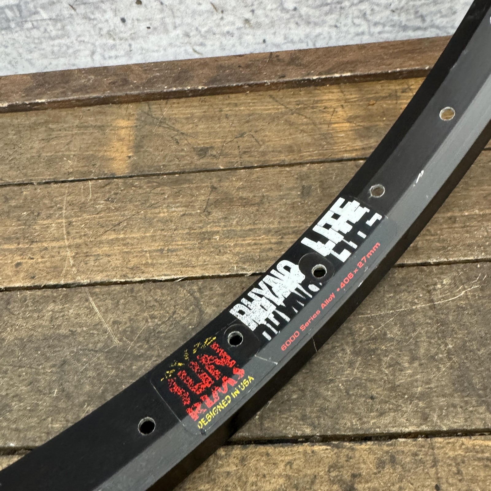Sun Rhyno Lite BMX Rim 36H 20 X 1.75 Vintage 20in 36 Hole 406x27mm 6000 Black