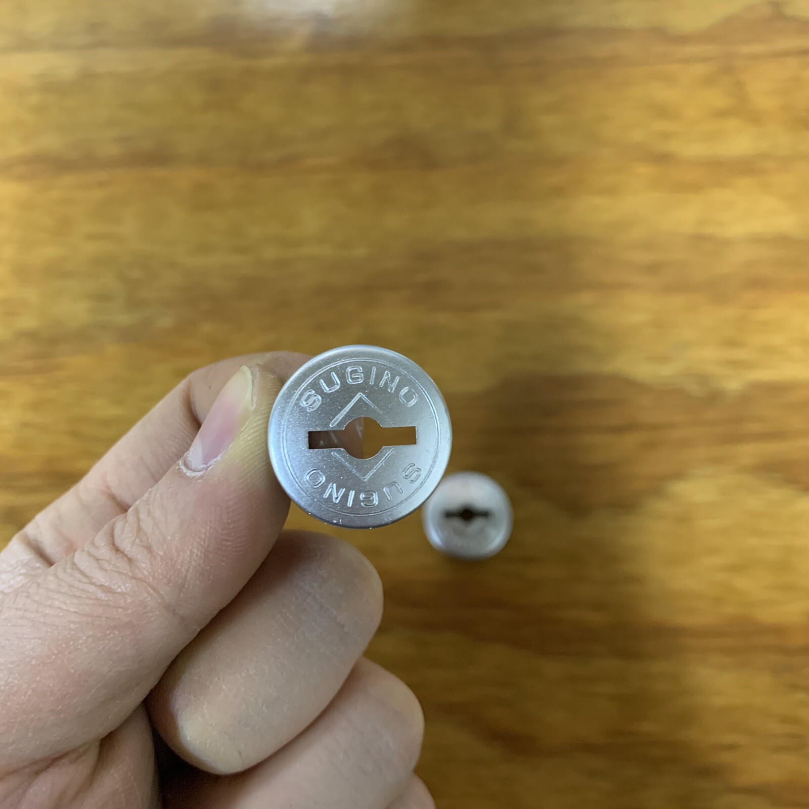 SUGINO BMX «CRANK DUST CAPS» SILVER 80-87 OLD SCHOOL NOS CT MAXY CROSS SUPER GT