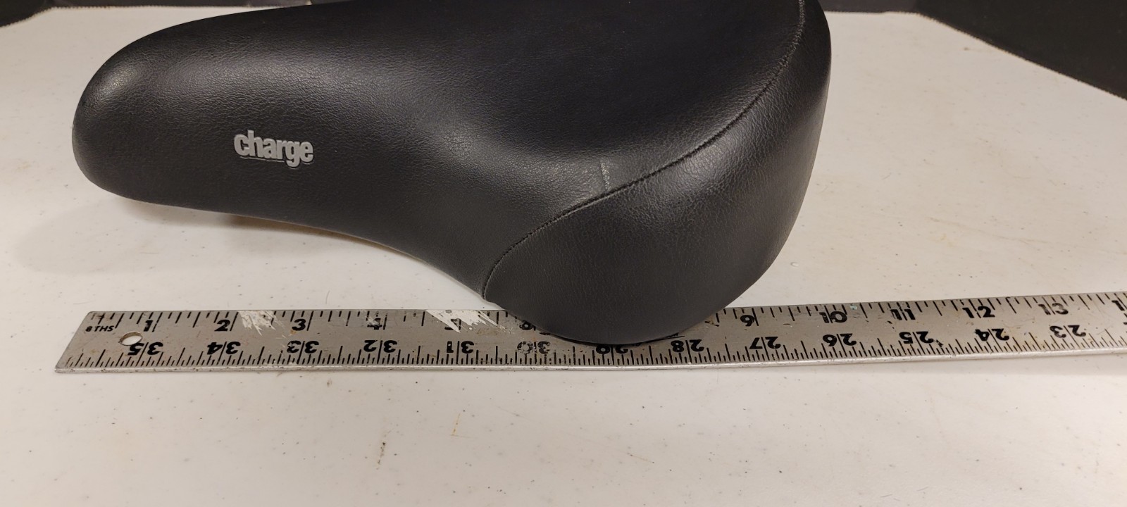 Charge Pacific Cycle Comfort Bicycle Bike Seat Black with Gray Logo