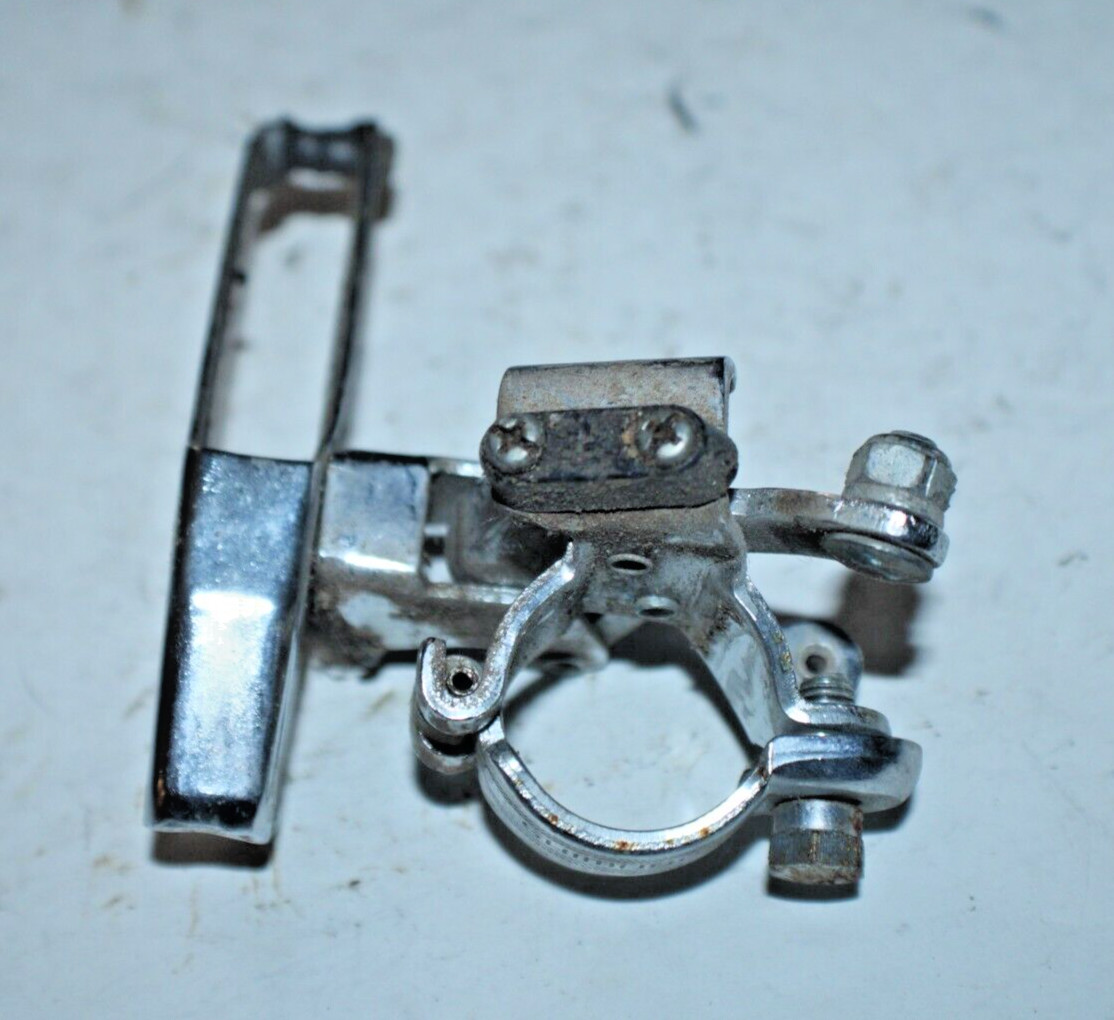 Shimano Thunder Bird II Vintage Double Front Derailleur 25.4mm Silver Ships USA!