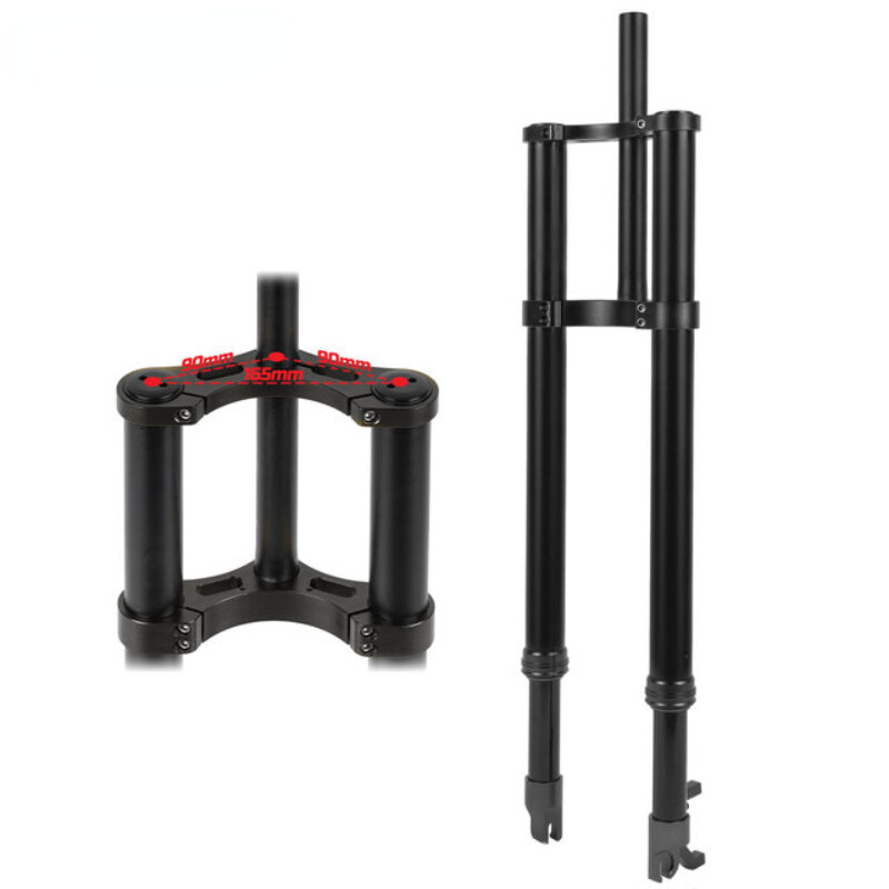 26*4.0 Electric Bike Fat Fork Downhill Bike Mountain Spring Oil Suspension Fork