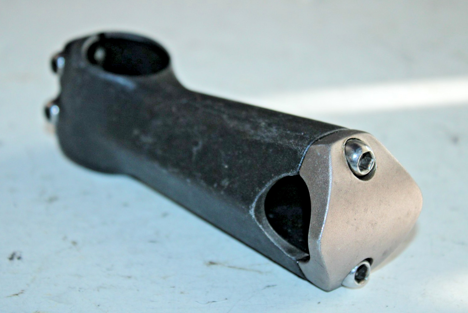 MTB Stem 11/8″ Threadless 105mm 25.4mm +/-12º Black Touring Road Gravel Commuter