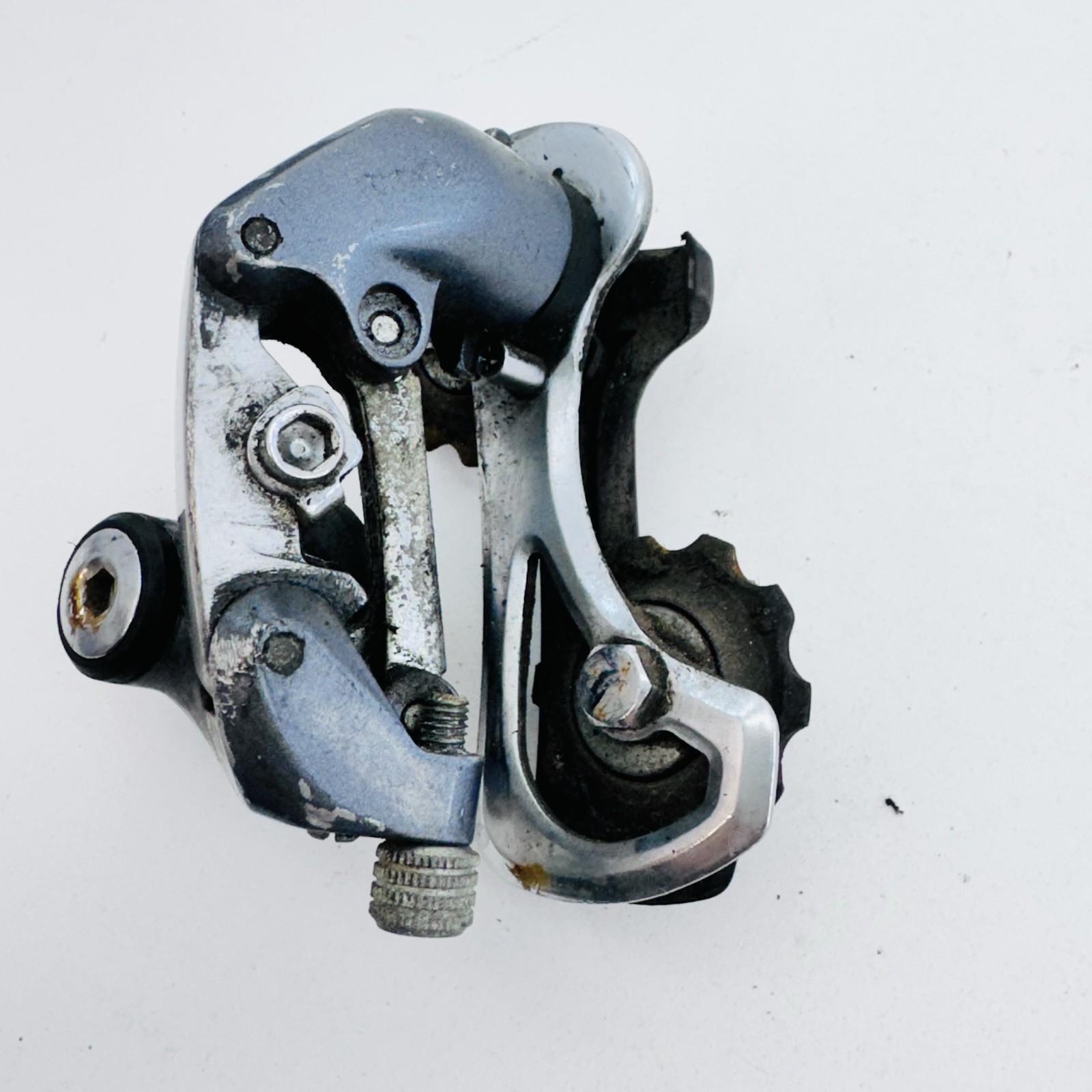 Vintage Suntour Edge 4050 Rear Derailleur Front Short Cage Gray Accushift A04