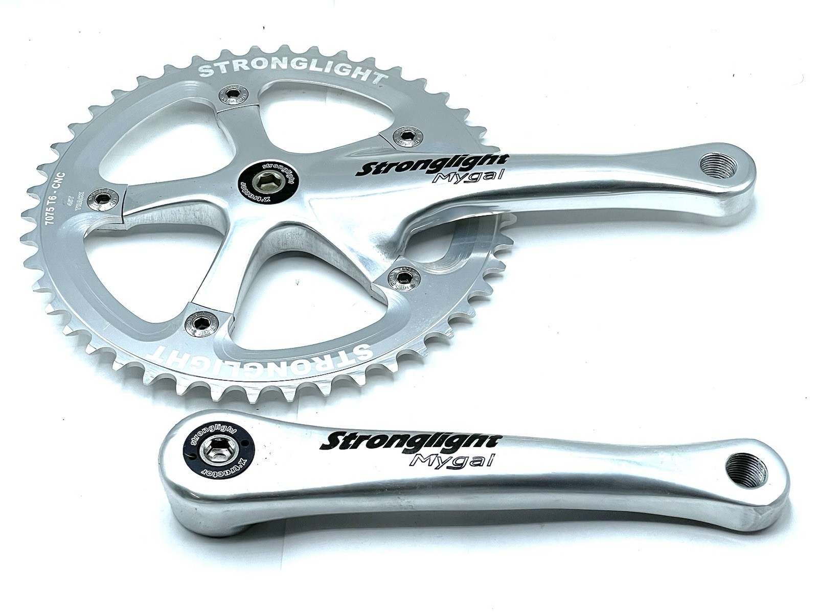 Stronglight Mygal Track Crank Set Track / Fixie 170mm / 46 Tooth 1/8” Chainring