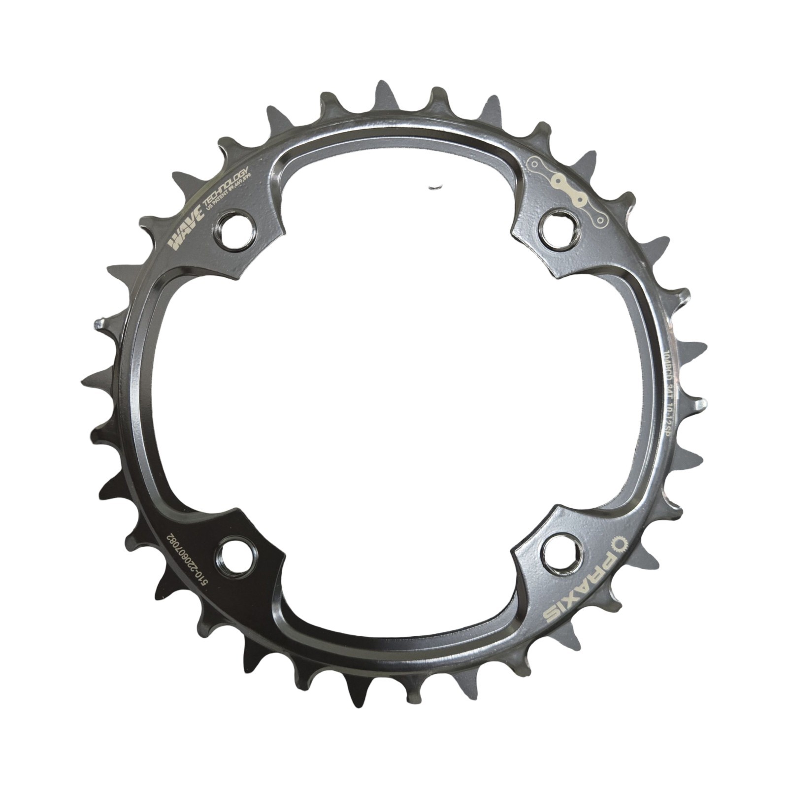 Praxis Works Steel eMTB Chainring 34t 104BCD 4-Arm 10 11 12 Speed Fit Shimano