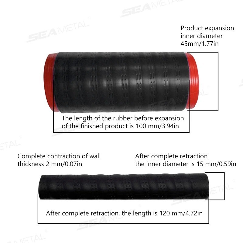 Motorcycle Silicone Handlebar Cover Universal Self Shrinking Non-Slip Motorcycle