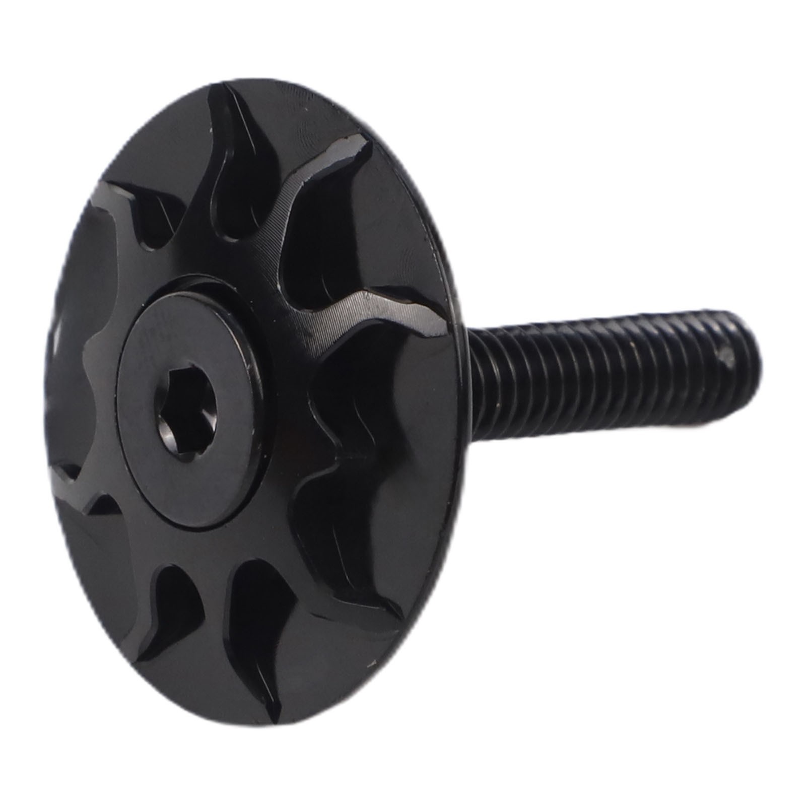 Aluminum Alloy Bike Headset Top Cap with Stainless Steel Bolt for Various Bikes