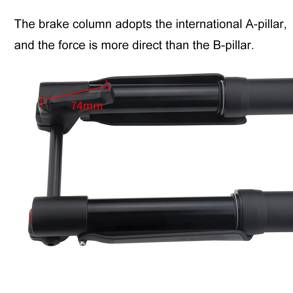Eectric Bicycle Air Suspension 15*150mm Fork 160MM Thru Axle Inverted Fork