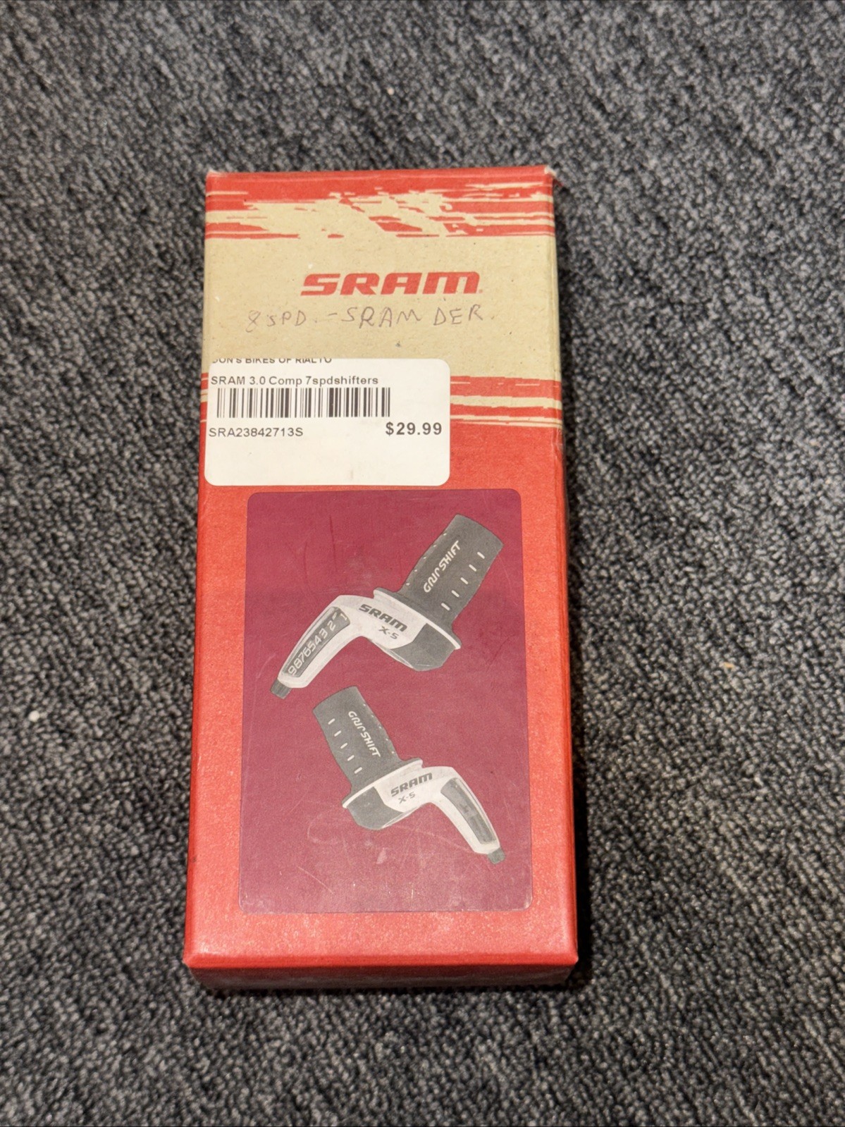 NEW, SRAM 3.0 Comp 7 Speed Shifter Set