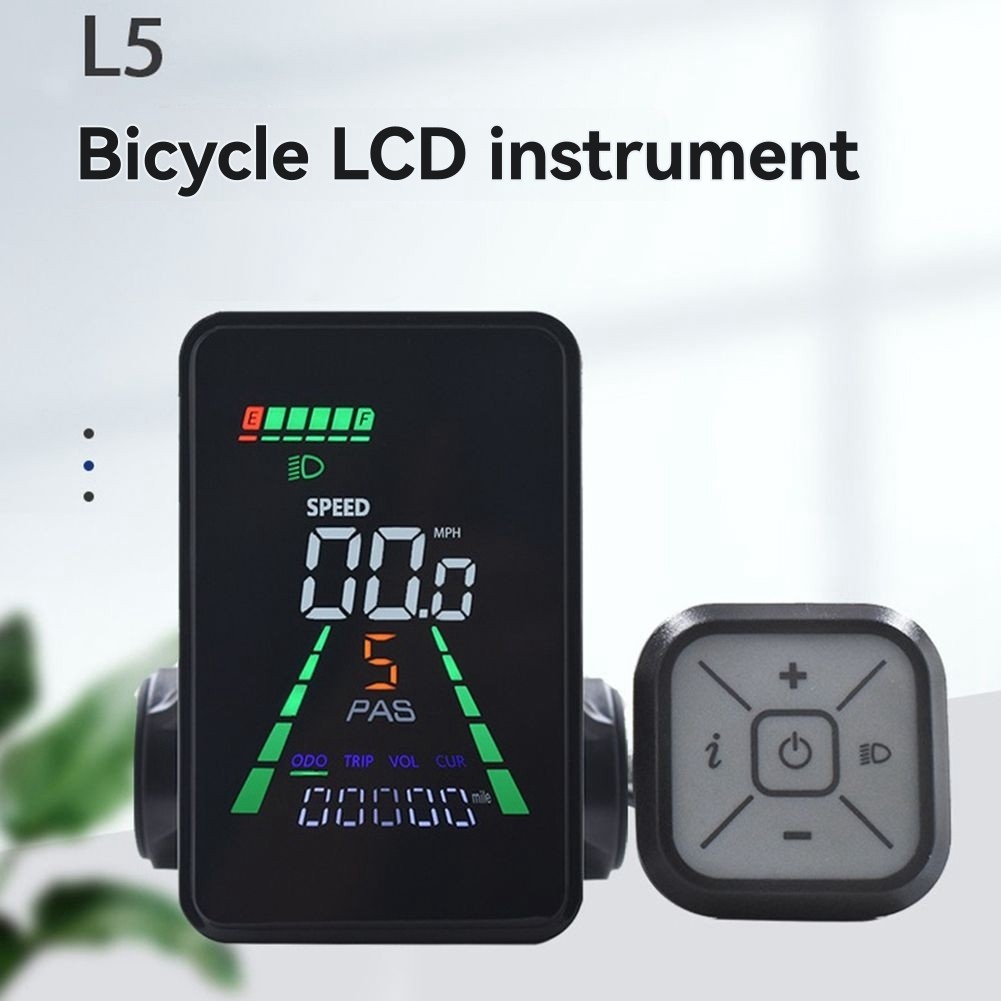 L5 Mountain E-Bike NFC LCD Display Meter 24V/36V/48V/60V UART Type C6046