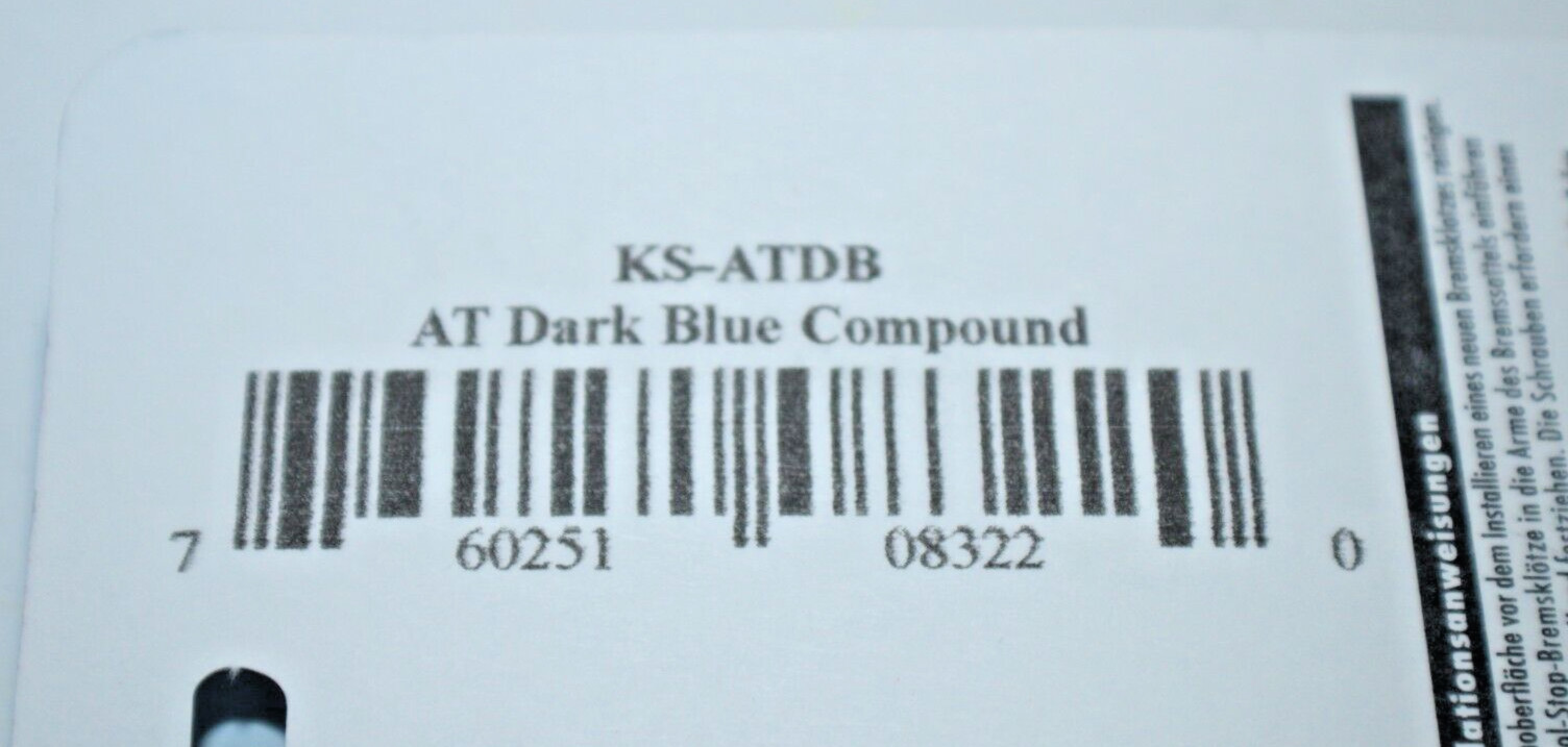 Kool-Stop AT Bike Brake Pad Set Front/Rear Dark Blue KS-ATDB Linear Free Shipper