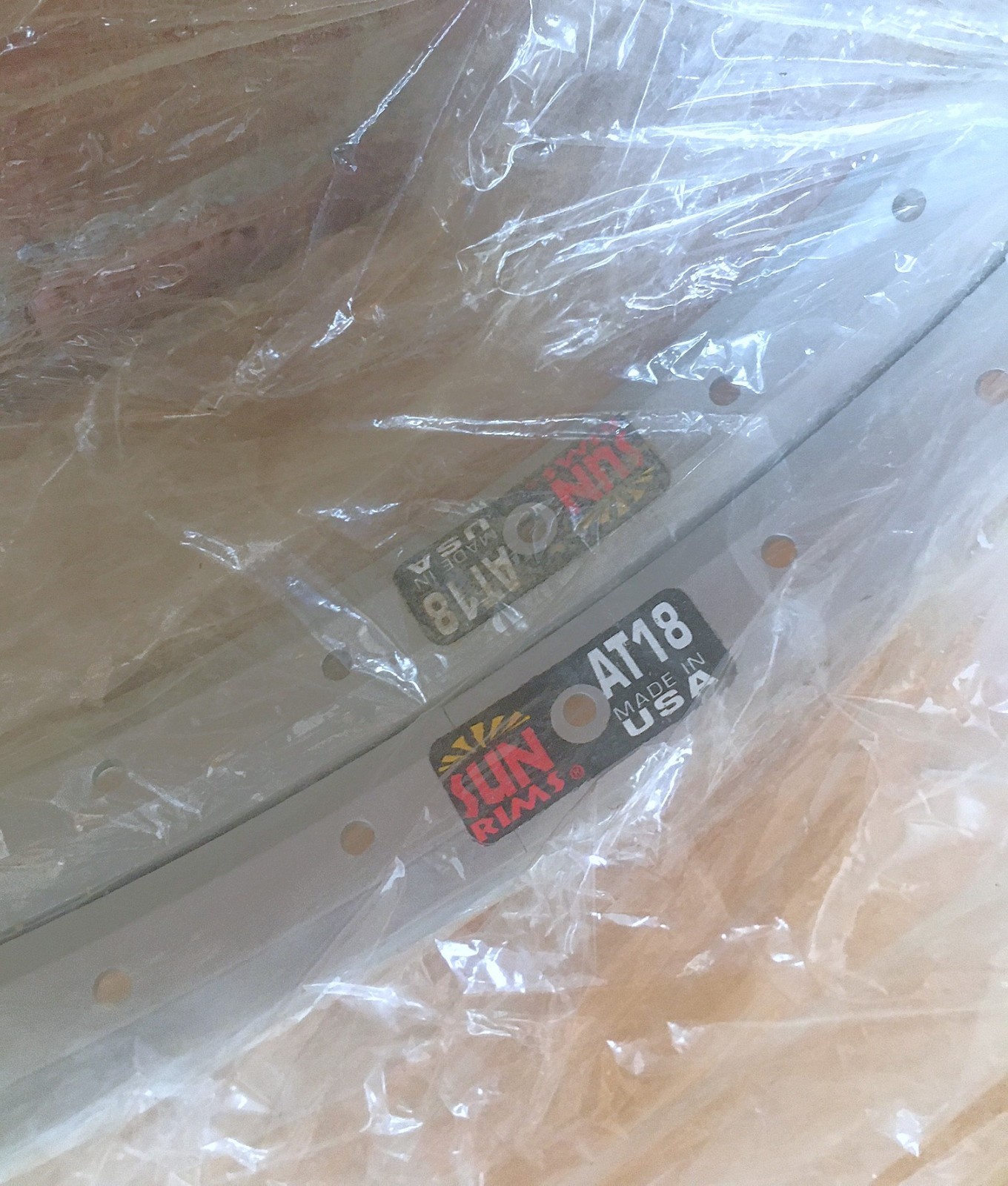 Sun AT-18 Bicycle Rims 16 x 1 3/8″ 349 32 Hole NOS New Made in the USA Brompton