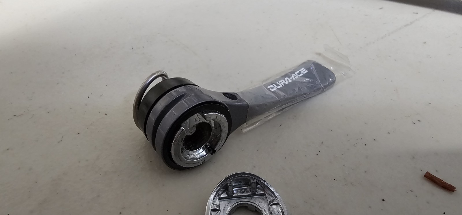 Shimano Dura-Ace SL-7400/7401 6-Speed Down Tube SIS Shifter Set w/ Cables