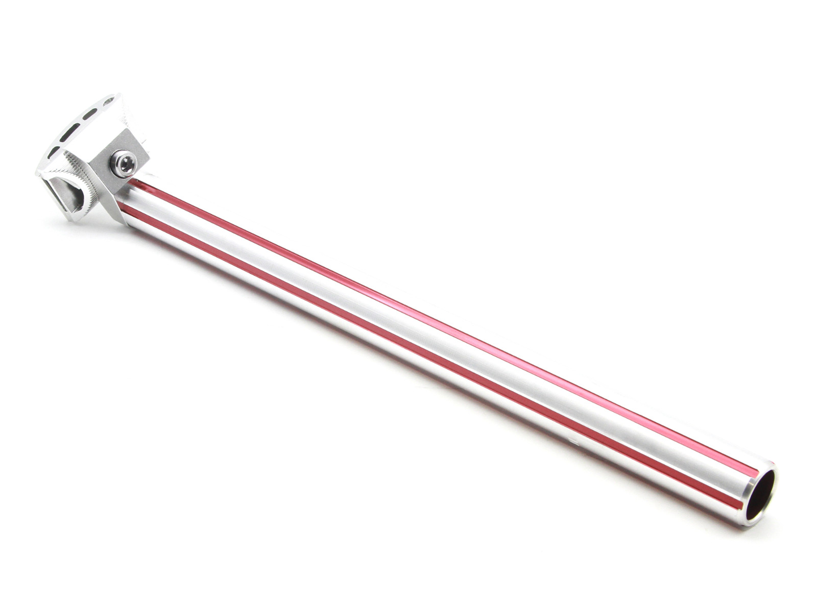 MCS Fluted Seat Post 25.4 Red