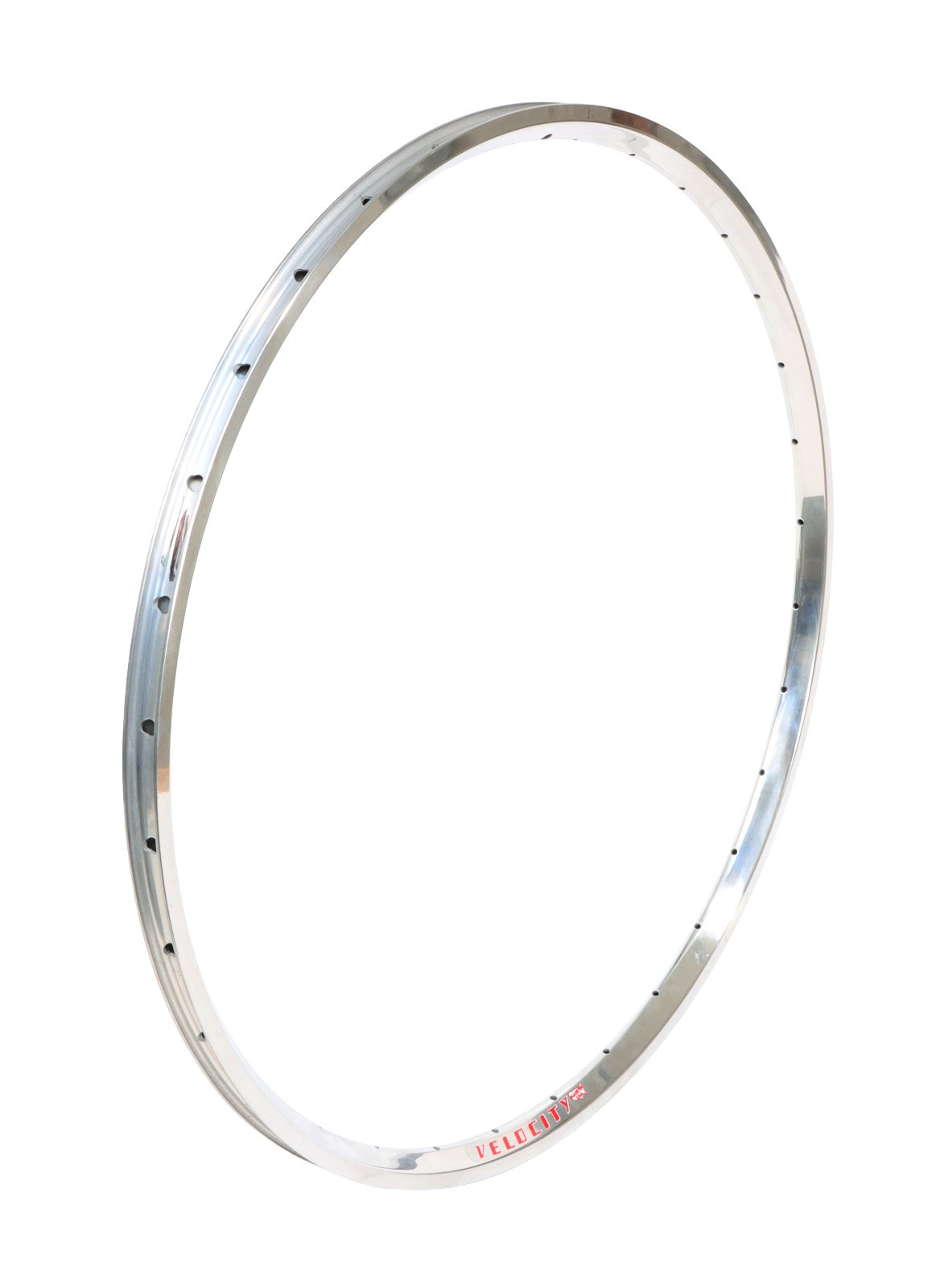 Velocity A23 Alloy Off-Center Bike Rim 650b 32H NMSW Silver NEW NOS Made in USA